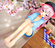 【今日のきさらぎちゃん】いっしょに すわろぉ…♡