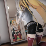 自撮りしてるマキちゃん