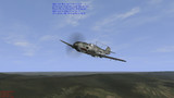 曳馬を飛行するメッサーシュミット　BF109