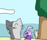 【オリキャラ】散歩中に出会った【ピラフドリア】