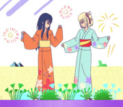 【壁画】花の塔『夏』