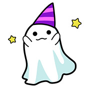 明るいハロゥインお化け