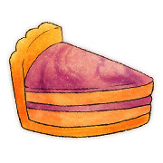 ハロウィンカラーのケーキ