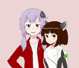 ゆかきりで戦闘妖精雪風の二人