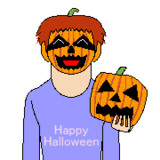ハロウィンの仮装：かぼちゃマン