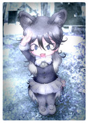 家畜ギンキツネ(Domesticated silver fox)のフレンズ