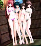 【今日のミクお姉さん】ふとももさんを 絡ませ合う…♡