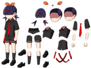 新クリ風EBN姉貴パーツ分け素材