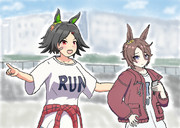 チケゾーにつきあうタイシン