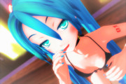 早く食べたい気持ちを隠せてないミクさん【MMDセクシー静画祭2022】