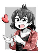 ふふ！届くといいなー！