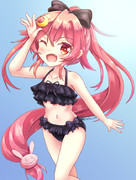 黒ビキニうーちゃん！