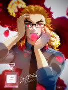 香水ポスター風