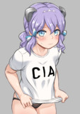 変なTシャツを着用させられるラングレー