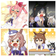 pixivスタンプ風ウマ娘