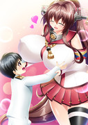 大和おっぱいとショタ提督