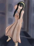 路地裏ヨルさん(飛び蹴り2秒前)