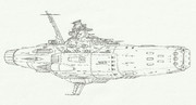 宇宙装甲重雷装巡洋艦ホウザン「自作艦」