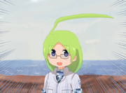 朝起きたらアホ毛が成長していたパークスタッフ