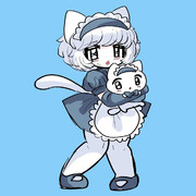 FA メイド擬人化おんねこ