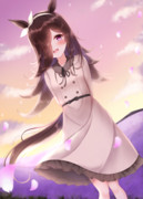 私服ライスシャワー