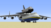 Buran on the Mriya