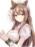 メイドサトちゃん描いた。