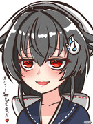 惚気てる可愛い迅鯨ちゃん