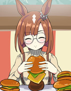 イクノとのウマさんぽ