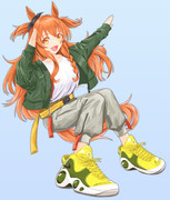 「雲の上までひとっ飛びだよ！」