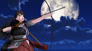 【MMD艦これ】月に吠えろ