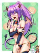 綿月姉妹とサグメ様のハロウィン撮影会①