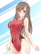 水本ゆかり×競泳水着