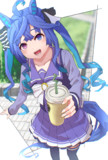 飲みかけをくれるターボ