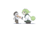 ずんだもんがあかりちゃんを餌付けしてた