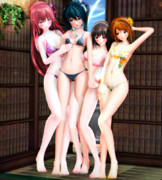 【今日のミクお姉さん】おみあし寄せ合う すりすりお姉さん♡