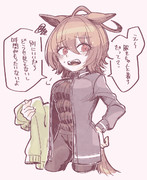 セーター脱ぎオン