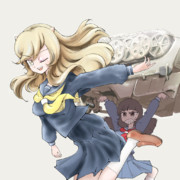 早速友引高校の制服を入手した島田さんとまた払わされた西住さん。