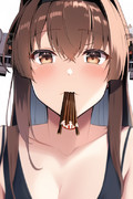 NovelAIで艦これの大和さんにポッキーゲームを迫られてみた