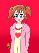 １１月１１日は、虹ヶ咲の彼方ちゃんの妹、近江遥ちゃんの誕生日