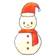クリスマス雪だるま