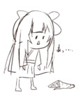 【GIF】アイス落としちゃった神風ちゃん(?)