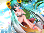 【ちびミクちゃん萌えリンク】うきうき♪ おみあしさん…♡