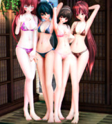 【今日のミクお姉さん】脇を寄せ合ってみちゃう…♡