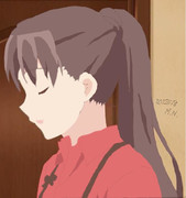 凛（衛宮ごはん第8話「遠坂さんの五目炒飯」6分19秒スクショ）2022.11.18投稿