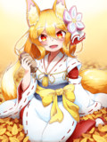 秋のキツネ