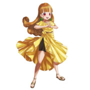 【DQ絵】ツヤテカしたエナメル風なひかりのドレス♪