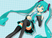 じろじろ鼻ミクちゃん