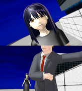 mmdアギト 人間手巻き寿司製造機のもどきぽいっ女２