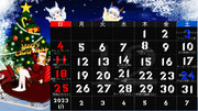 【MMDウマ娘】カレンダー作ってみました…（12月）。